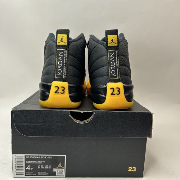 Nike Shoes Air Jordan 12 Retro GS “University Gold” 2024 - Picture 4 of 5